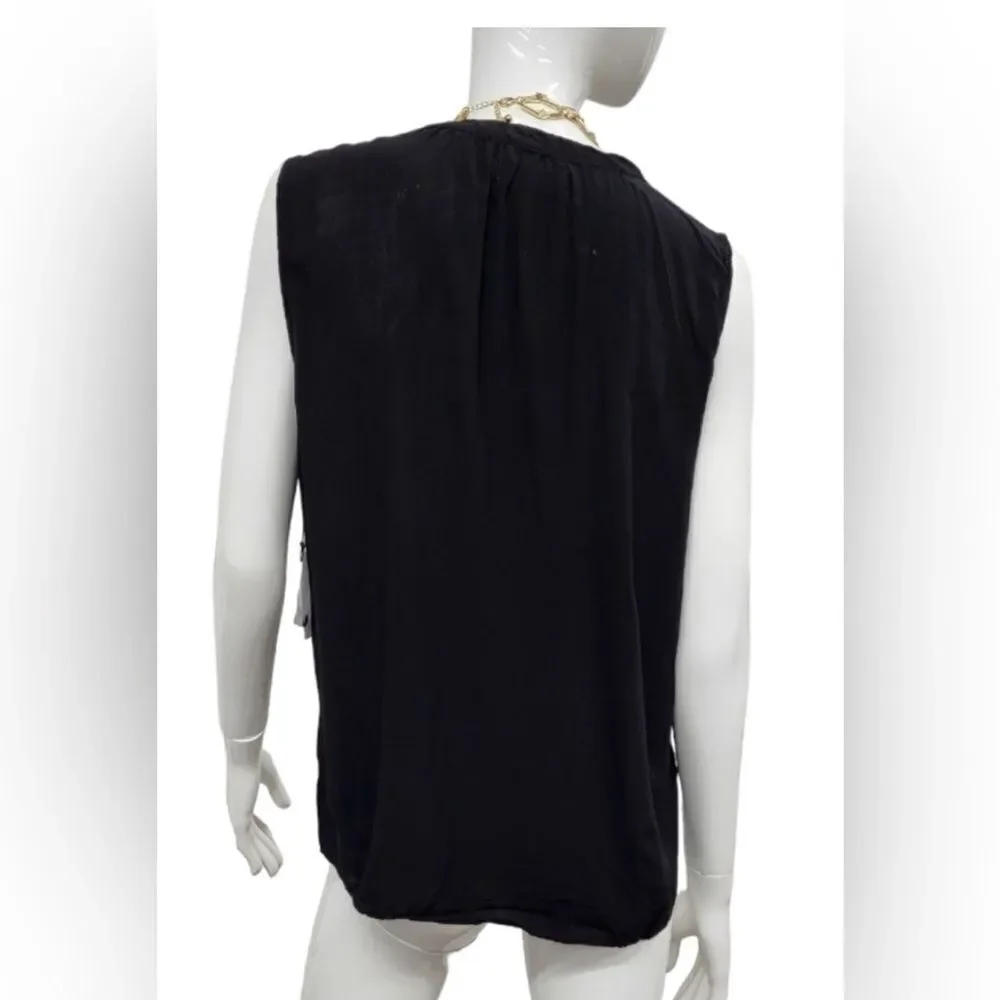 🆕 Velvet by Graham & Spencer NWT Rani Top in Black (VGS-7) - Picture 4 of 5